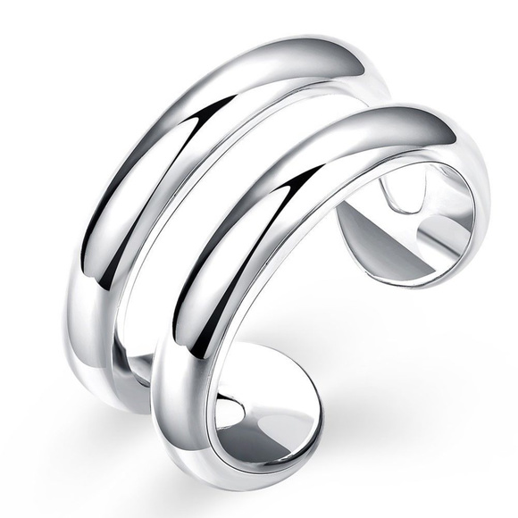 Jewelry - Silver Plated Open Ring
